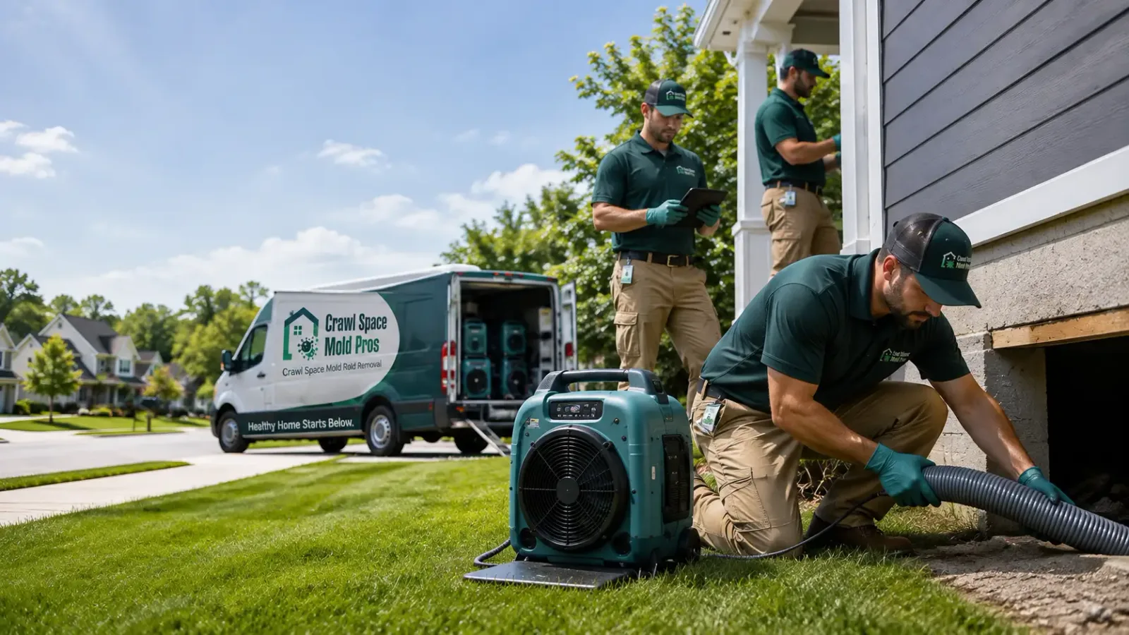 Crawl Space Mold Removal in Gibbsboro, NJ